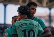 Yamal factura doblete y Espart abre su cuenta en otra goleada del Barça Barcelona, Lamine Yamal, Futbol, Levante, LaLiga