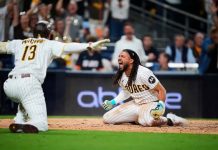 Padres aplastan 8-0 a Cachorros con jonrón de Tatis y joya de King padres, san diego,