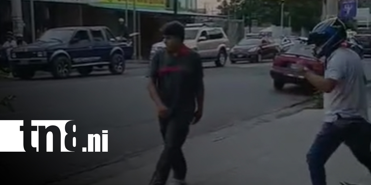 Foto:Dos motociclistas se van a los golpes tras incidente vial en Ciudad Jardín, Managua/TN8
