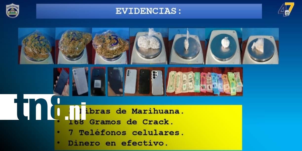 Foto: 16 capturados por diferentes delitos en Masaya/TN8