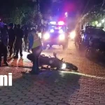 Foto: Maniobra temeraria frente a un retén en Madriz /TN8