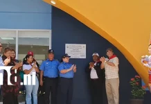 Jinotepe celebra la inauguración de su nueva delegación policial «Patria Bendita» Foto: Así es la nueva delegación policial inaugurada en Jinotepe /TN8