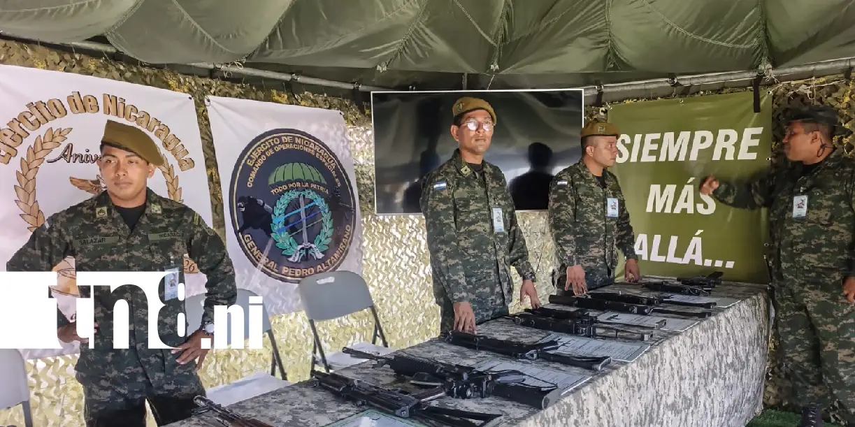Foto: Barcos, tanques y helicópteros en exhibición del Ejército de Nicaragua /TN8