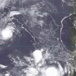 ¡Polo se fortalece! Huracán categoría 3 amenaza con lluvias y oleaje en México Foto: El huracán Polo amenaza Baja California /Cortesía
