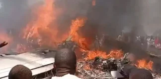 Foto: Avioneta se estrella en el Congo y deja 17 muertos /Cortesía