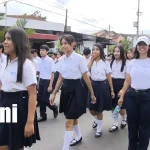 Más de 6 mil estudiantes toman la Avenida Central de Estelí en homenaje a la Patria Foto: Más de 6 mil estudiantes protagonizan la gran fiesta patria en Estelí /TN8