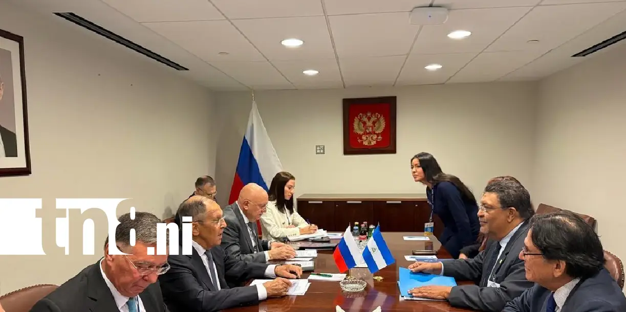 Foto: Lavrov y Jaentschke abordan relaciones entre Rusia y Nicaragua /TN8