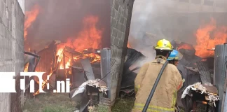Foto: Incendio consume por completo una vivienda en Jinotega /TN8