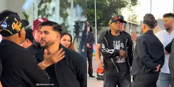 Foto: Mayorga vs. Gallo: ¡una bofetada prende la pelea antes de subir al ring! /TN8 Foto: Mayorga vs. Gallo: ¡una bofetada prende la pelea antes de subir al ring! /TN8