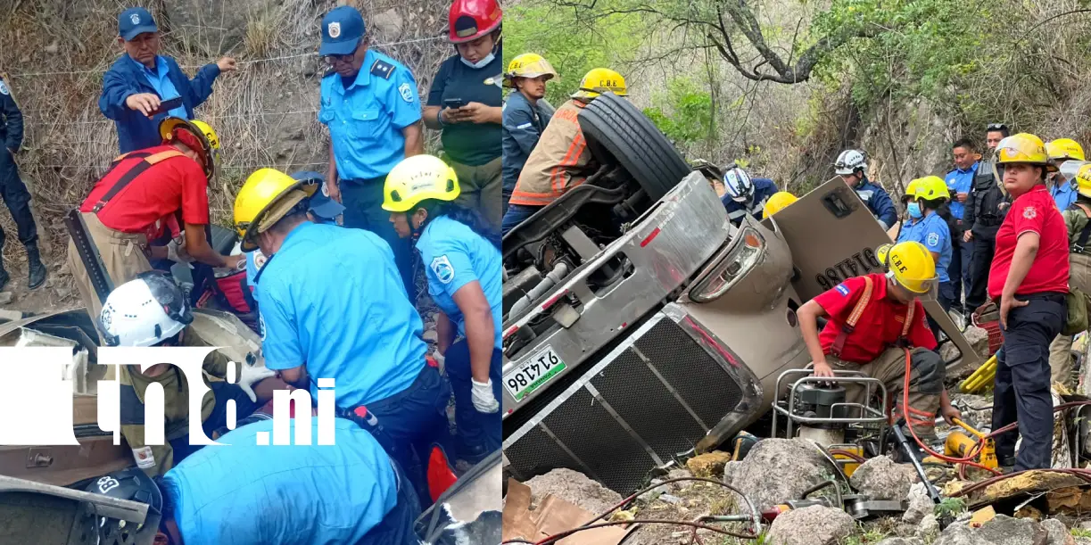 Foto: Vive para contarlo tras volcar en peligrosa curva de Estelí /TN8