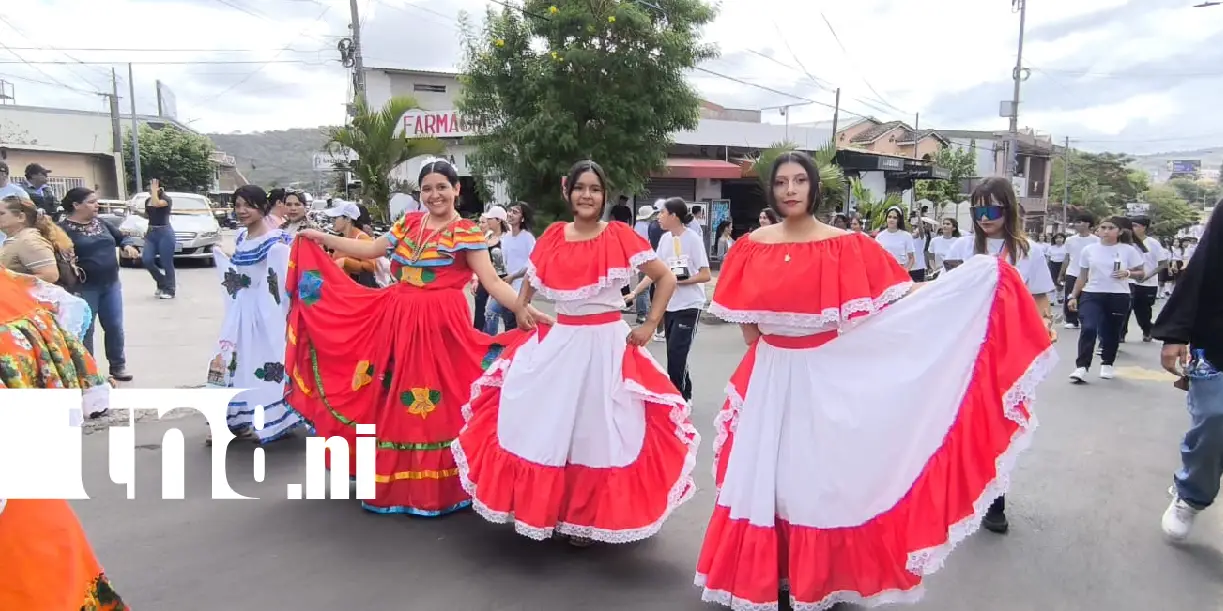 Foto: Más de 6 mil estudiantes protagonizan la gran fiesta patria en Estelí /TN8