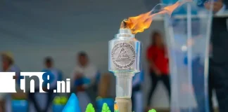 Foto: Nicaragua recibe la Antorcha Centroamericana /TN8