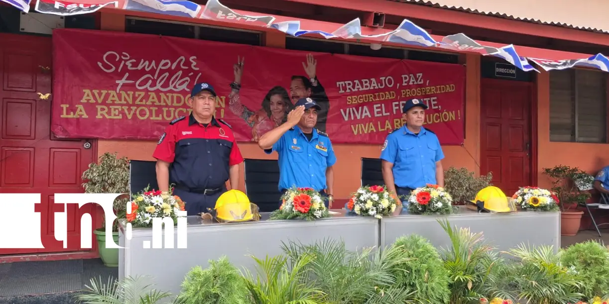 Foto: Formación bomberil en Nicaragua /TN8