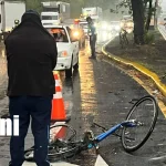 Foto: Ciclista pierde la vida tras ser embestido por un camión en Managua /TN8