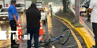 Foto: Ciclista pierde la vida tras ser embestido por un camión en Managua /TN8