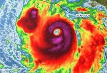 ¡Polo vuelve a categoría 5! México refuerza alerta ante poderoso huracán Foto: Huracán Polo alcanza nuevamente categoría 5 /Cortesía