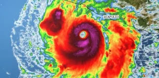 Foto: Huracán Polo alcanza nuevamente categoría 5 /Cortesía