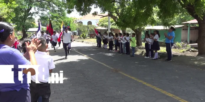 Foto: Ometepe se llena de orgullo patrio con el recorrido de la Antorcha /TN8 Foto: Ometepe se llena de orgullo patrio con el recorrido de la Antorcha /TN8