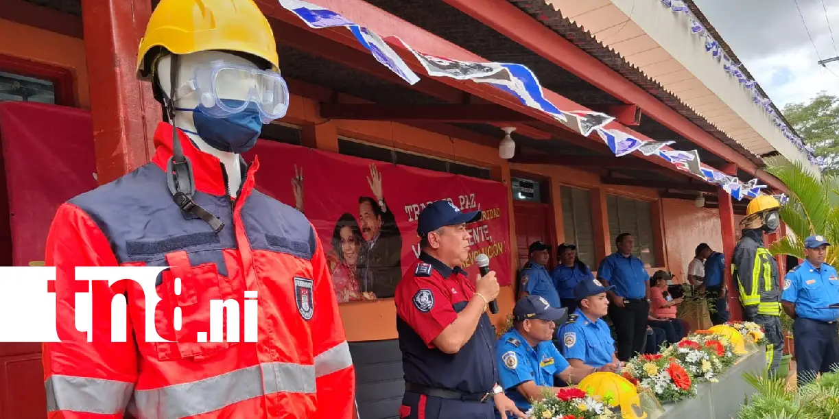 Foto: Formación bomberil en Nicaragua /TN8