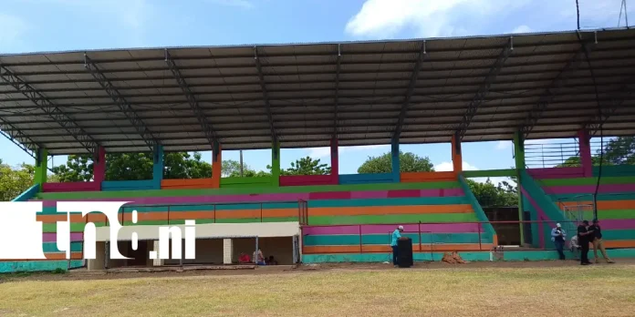 Foto: El templo del béisbol en Nandaime luce renovado con nuevas obras /TN8