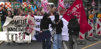 Foto: Estudiantes salen a protestar en Alemania /Cortesía