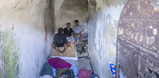 Foto: El refugio oculto de migrantes en Ceuta /Cortesía