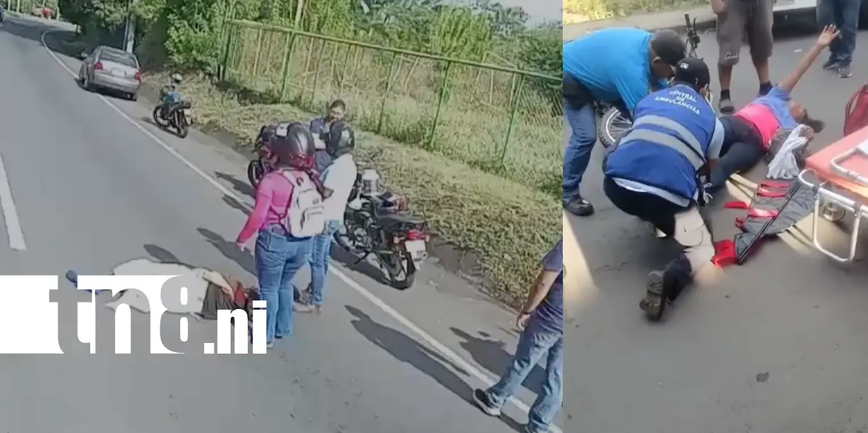 Foto: Mañana de accidentes en Managua /TN8