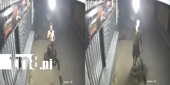 Foto: Ladrones quedan grabados en Chinandega /TN8 Foto: Ladrones quedan grabados en Chinandega /TN8