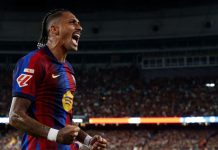 Raphinha se crece ante el reto de ser el goleador del Barça barcelona, raphinha,