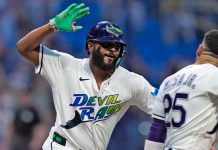Junior Caminero impulsa triunfo de Rays y pase a playoffs junior, caminero, rays,