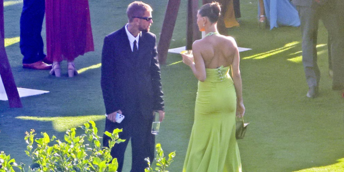 Foto: Justin y Hailey Bieber desatan rumores de pelea durante una boda /Cortesía Foto: Justin y Hailey Bieber desatan rumores de pelea durante una boda /Cortesía