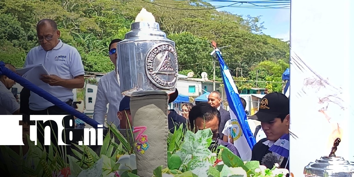 Foto: Antorcha centroamericana llega a Nicaragua / TN8