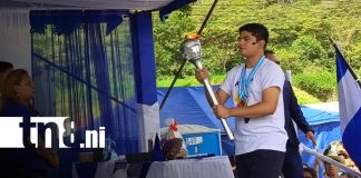 Foto: Antorcha centroamericana llega a Nicaragua / TN8