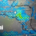 Lluvias y tormentas eléctricas se esperan en Nicaragua durante los próximos siete días Foto: Pronóstico de lluvias para Nicaragua / TN8