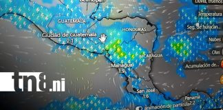 Foto: Pronóstico de lluvias para Nicaragua / TN8