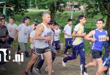 Atletas, estudiantes y policías se unen en jornada deportiva en Boaco Foto: Actividades deportivas desde Boaco / TN8