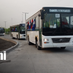 Nueva flota de buses Yutong sale rumbo a Managua Foto: Buses Yutong rumbo a Managua / TN8