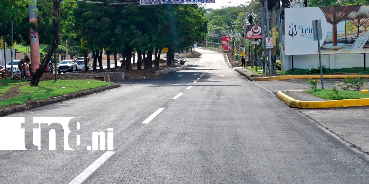 Foto: Managua le dice adiós a los adoquines y da paso a calles modernas y seguras / TN8