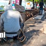 ¡Los adoquines ya son historia! Managua transforma sus calles en Villa Fontana Foto: Managua le dice adiós a los adoquines y da paso a calles modernas y seguras / TN8