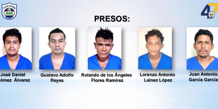 Foto: Atrapan a la banda del carro rojo en Managua / TN8