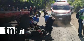 Foto: Accidente de tránsito en Chinandega / TN8