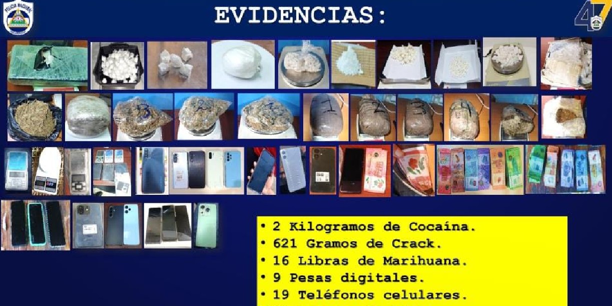 Foto: Detenciones de personas por diferentes delitos en Nicaragua / TN8