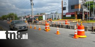 Foto: Semaforización en sector de Plaza Calli, Ciudad Sandino / TN8