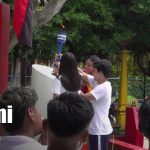 Culmina recorrido de la Antorcha de la Libertad con jornada deportiva estudiantil en Ometepe Foto: Antorcha centroamericana viaja por la Isla de Ometepe / TN8