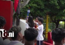 Culmina recorrido de la Antorcha de la Libertad con jornada deportiva estudiantil en Ometepe Foto: Antorcha centroamericana viaja por la Isla de Ometepe / TN8