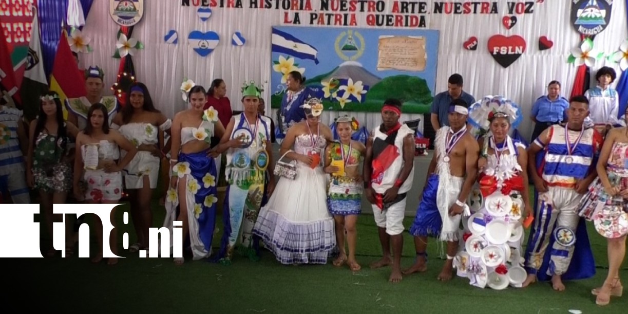 Foto: Pasarela de trajes folclóricos nicaragüenses en el Sistema Penitenciario de Waswalí / TN8