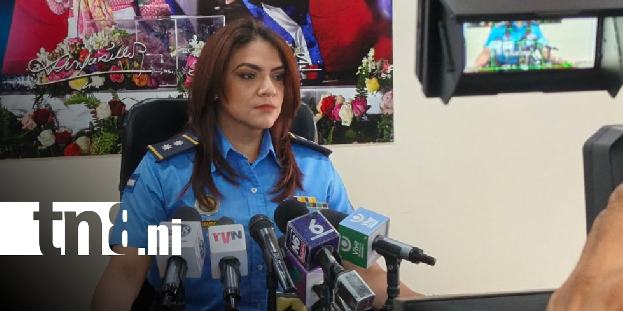 Foto: Conferencia de la Policía Nacional en Nicaragua / TN8