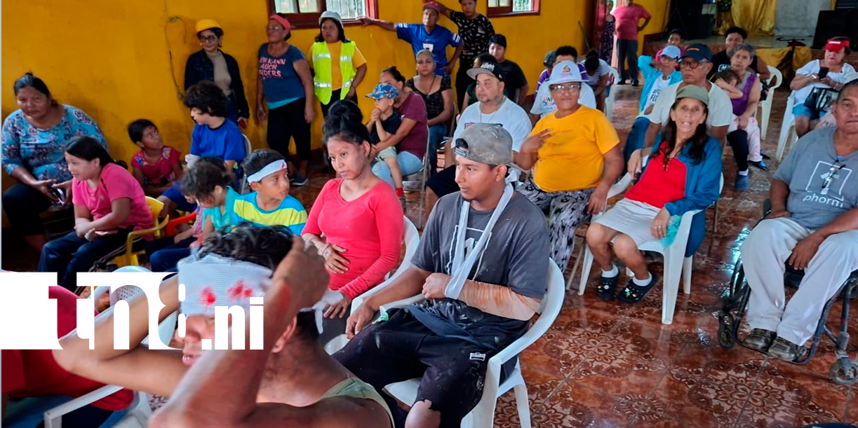 Foto: Familias de Villa Reconciliación Sur fortalecen su preparación durante tercer ejercicio multiamenaza / TN8
