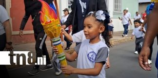 Foto: Antorcha Libertaria recorre Jinotepe / TN8