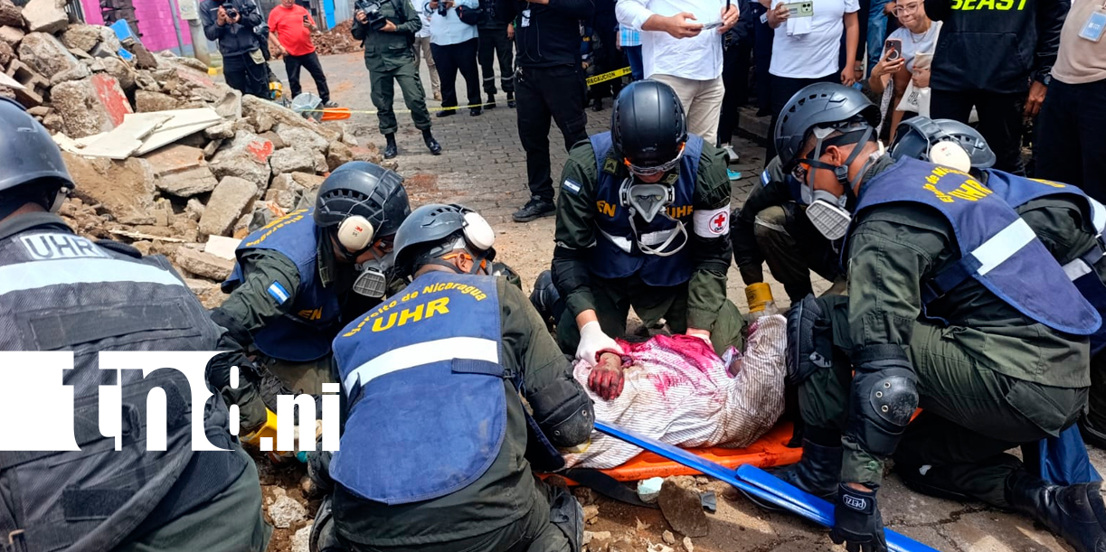 Foto: Unas 2 mil personas participan en ejercicio de protección en el barrio Hilario Sánchez / TN8